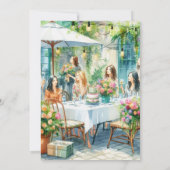 誕生日ランチフラットサンキューカード サンキューカード (裏面)