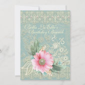 誕生日ランチ マザーズデイの昼食会 招待状 (裏面)