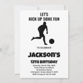 誕生日ランニング招待状 招待状 (正面)