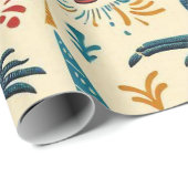 誕生日リザードラッピング紙 ラッピングペーパー (ロールコーナー)