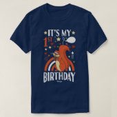 誕生日リス1世 Tシャツ (デザイン正面)