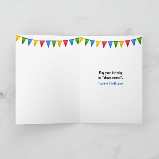 誕生日リス カード (内部)