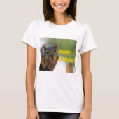 誕生日リス Tシャツ (正面)