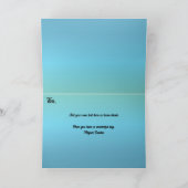 誕生日リバー魚釣りボート0344 カード (内部)