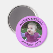 誕生日リマインダパーソナライズされたーのマグネット マグネット (正面/裏面)