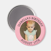 誕生日リマインダパーソナライズされたーのマグネット マグネット (正面/裏面)