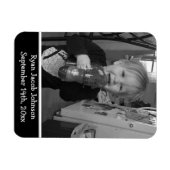 誕生日リマインダーフォトマグネット マグネット (横)