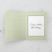 誕生日リリーオブザバレーバンチ カード (内部)