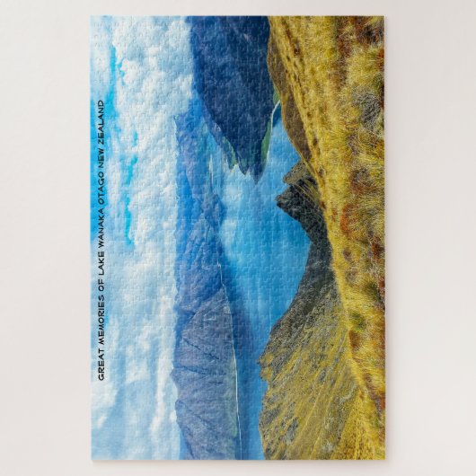 誕生日レイクワナカオタゴニュージーランドジグソープザーズ ジグソーパズル (縦)