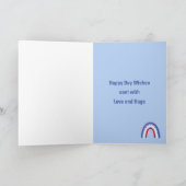 誕生日レインボーエイジボーホカード カード (内部)