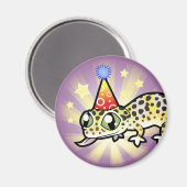 誕生日レオパードGecko マグネット (正面/裏面)