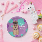 誕生日レオンバーガー ペーパープレート (パーティー)