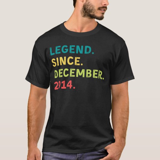 誕生日レジェンド2014年12月ことわざレトロセレブラ Tシャツ (正面)
