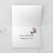 誕生日レッドカヌオンオータムレイク カード (内部)