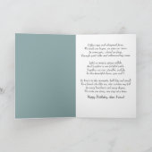 誕生日レディーモーニングコーヒー カード (内部)