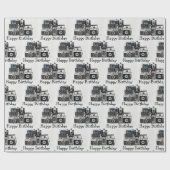 誕生日レトロカメラコレクション ラッピングペーパー (フラット)