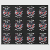 誕生日レトロレジェンドヴィンテージスニーカーマグ ラッピングペーパー (フラット)