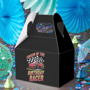 誕生日レーサーの従兄弟 レーシングファミリーパーティー フェイバーボックス