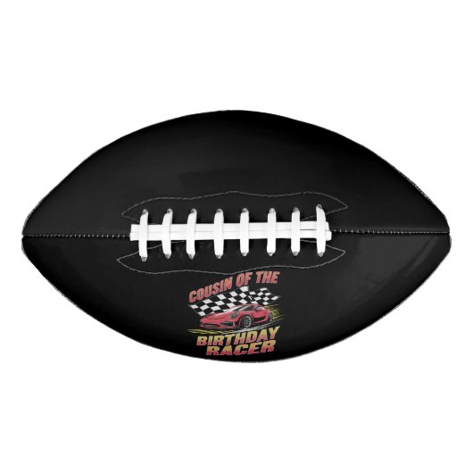 誕生日レーサーレーシングファミリーパーティーのいとこ アメリカンフットボール (正面)