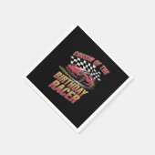 誕生日レーサーレーシングファミリーパーティーのいとこ スタンダードカクテルナプキン (角)