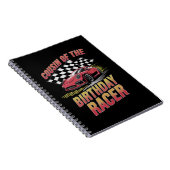 誕生日レーサーレーシングファミリーパーティーのいとこ ノートブック (右側)