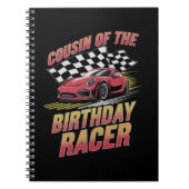 誕生日レーサーレーシングファミリーパーティーのいとこ ノートブック (正面)