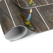 誕生日ロウソク入りウィスキー ラッピングペーパー (ロールコーナー)