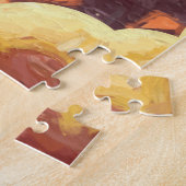 誕生日ロケット船宇宙惑星宇宙おもしろい ジグソーパズル (側面)