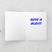 誕生日ロケット カード (内部)