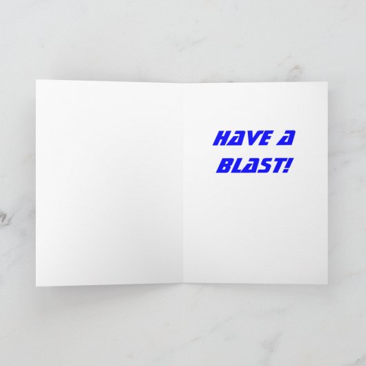 誕生日ロケット カード (内部)