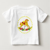 誕生日ロッキングホース2 ベビーTシャツ (裏面)