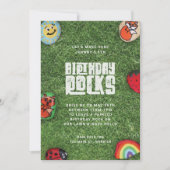 誕生日ロックスキッドコロナウイルス誕生日カーパレード 招待状 (正面)