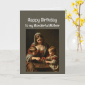 誕生日ワンダートマザーラブ カード (黄色い花)