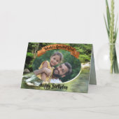 誕生日ワールド最大パパリバーサウス0365 カード (正面)