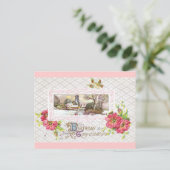 誕生日ヴィネット ポストカード (スタンド正面)