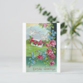 誕生日ヴィンテージはがき ポストカード (スタンド正面)