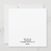 誕生日ヴィンテージピンク花カードby Pola.B.アレックス シーズンカード (裏面)