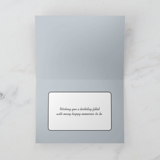 誕生日ヴィンテージ列車オンザマウンテントレッスル カード (内部)