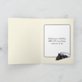 誕生日ヴィンテージ列車オンザマウンテントレッスル カード (内部)