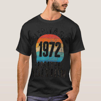 誕生日ヴィンテージ誕生年1972誕生日 Tシャツ