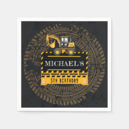 誕生日下建築 パーソナライズされた スタンダードカクテルナプキン