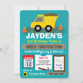 誕生日下建築 招待状 (正面)