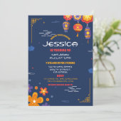 誕生日中国のパーティーレストランTake Asian遠くに 招待状 (スタンド正面)