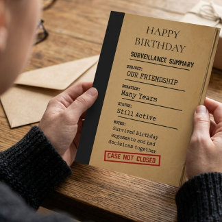 誕生日事件ファイル 友情カード 未解決事件 カード