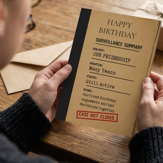 誕生日事件ファイル 友情カード 未解決事件 カード