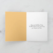 誕生日付きモマゾウ用ベビー カード (内部)