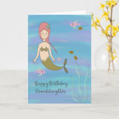 誕生日付き孫娘カード カード (黄色い花)