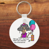 誕生日代替ユーモア キーホルダー (正面)