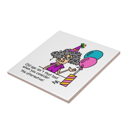 誕生日代替ユーモア タイル (側面)