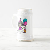 誕生日代替ユーモア ビールジョッキ (正面左)